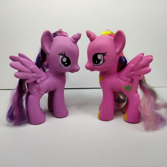 My Little Pony Lot 2 Ponies MLP 9" Princess Candace & Twilight Sparkle C-029A - Picture 1 of 16